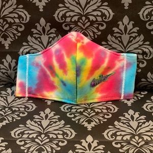 Custom Tie Dye Embroidered Nike Face Mask